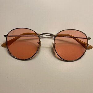 PINK TINTED RAY-BAN sunglasses
